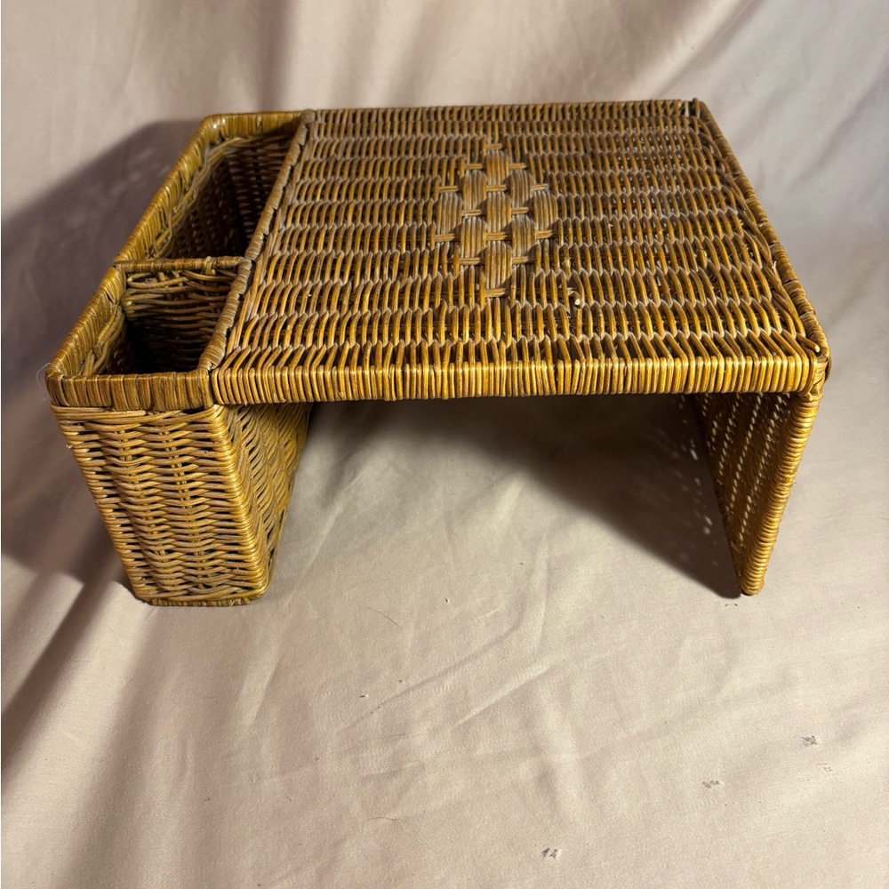 Wicker Home Office Organizer